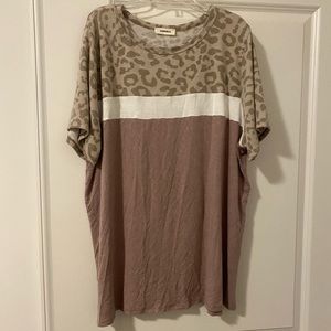 Cheetah print top